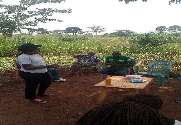 Activités sur le site Agricole et formation sur les VBG dans le milieu rural afin de rendre résiliente la communauté